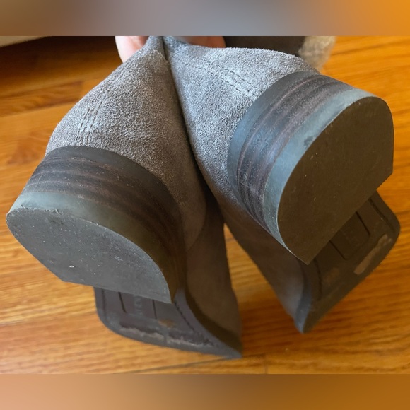 Sole Society Gray Suede Pull On Boots - Picture 5 of 16